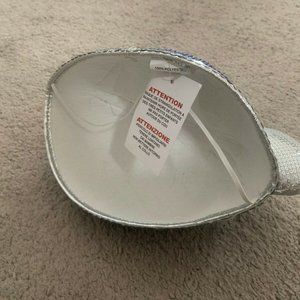 Disney Mickey Minnie Mouse Ears Puffy Blue Sequins Ear Hat 60th Anniversary new